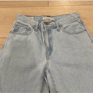 Levi's Light Blue Flare Jeans - High Rise Wide Leg